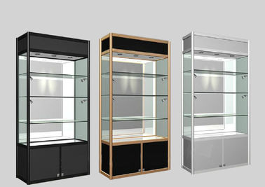 中国 方法金属の宝石類の飾り戸棚、耐久MQ-030高いガラス飾り戸棚 サプライヤー