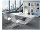 白いベーキング ペンキとの優雅な支配人室の家具の創造的で特別な形 サプライヤー