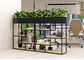敏感なバルコニーの植木鉢の棚、植物の金属の庭は多機能塀に棚に置きます サプライヤー